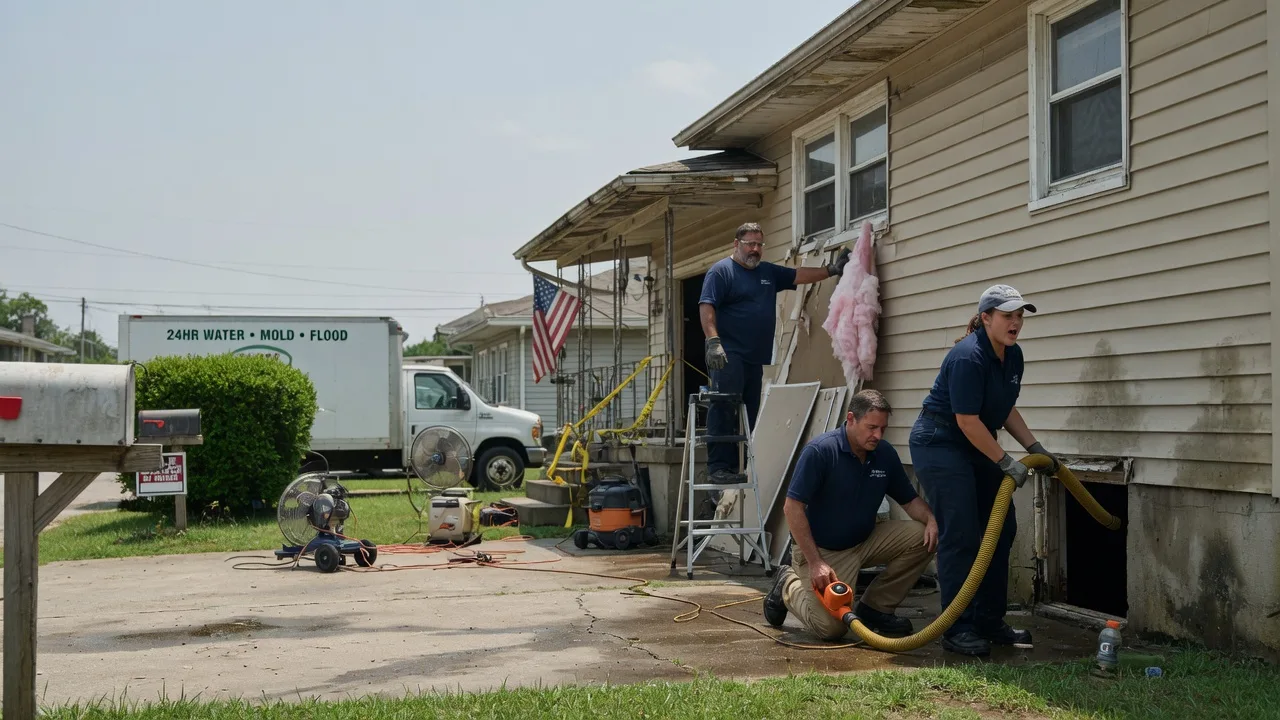 Water Damage Repair in Brisbin, PA near me